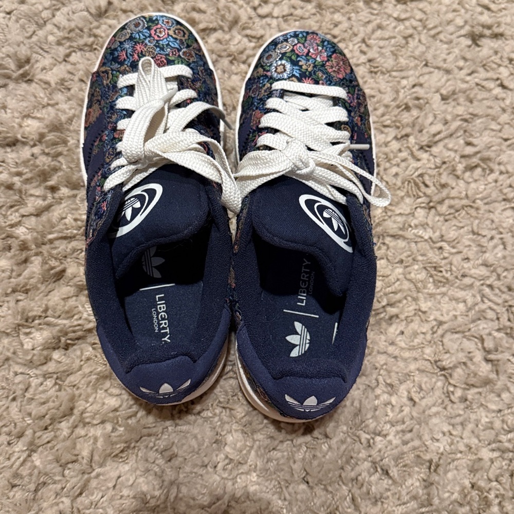 adidas Originals Campus 00s x Liberty London "Off White" Girls' Shoes - Picture 4 of 8